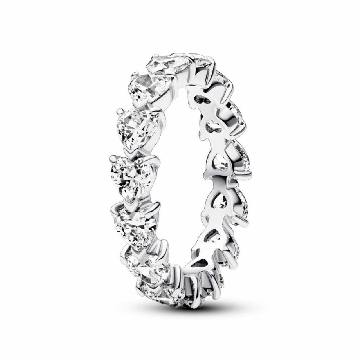 Anillo Pandora Eternidad Fila de Corazones 193103C01