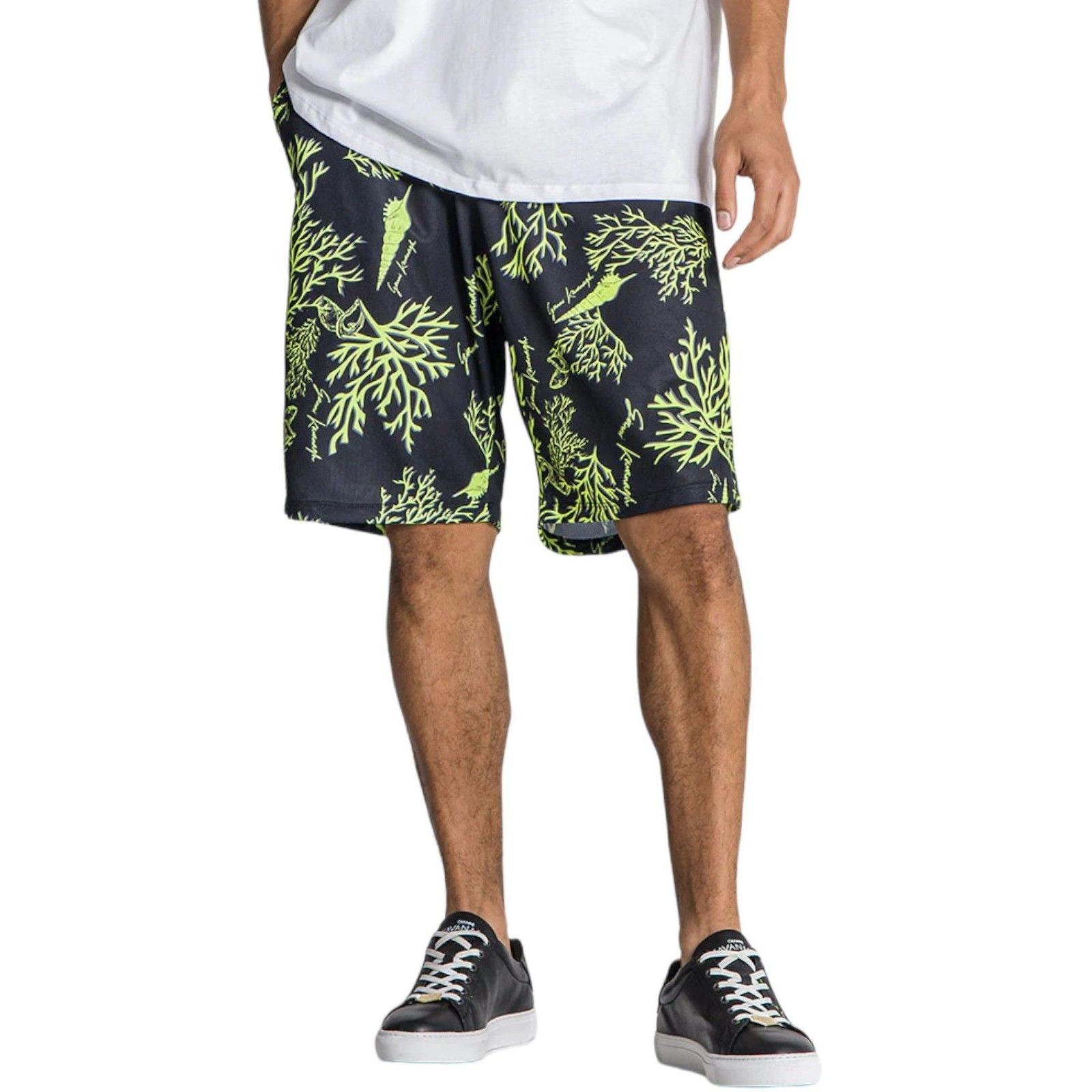 Gianni Kavanagh Short Underwater Negro - Pantalones Cortos de Deporte Hombre