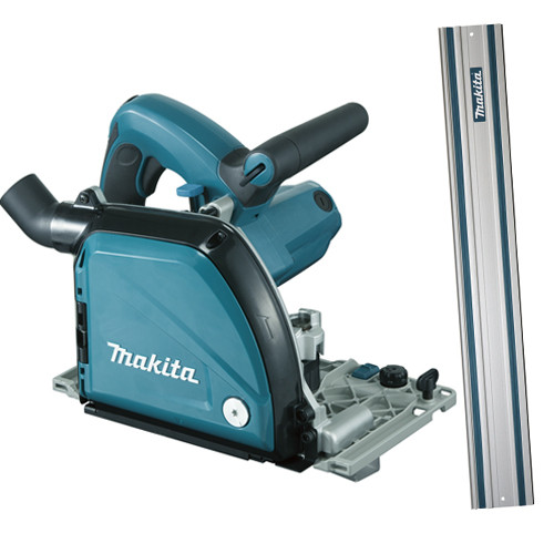 MAKITA - Fresadora Placas 1300W 6mm CA5000XJ14 + Guía Carril 1,4m + maletín