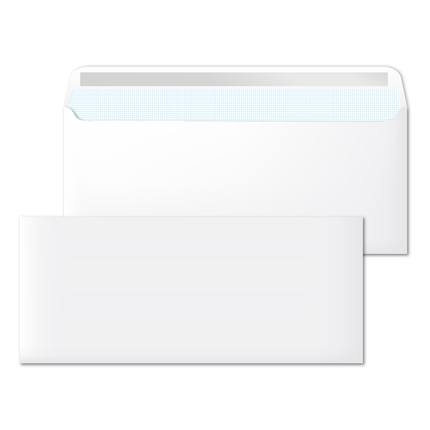 Paquete de 500 uds de SIDI Sobres Americanos 220x110mm sin ventana 220x110mm Blanco