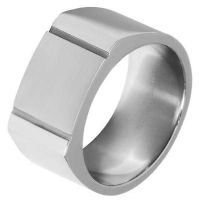 Akzent® Anillo Masculino em Aço Inoxidável - Tam.66 - 0104