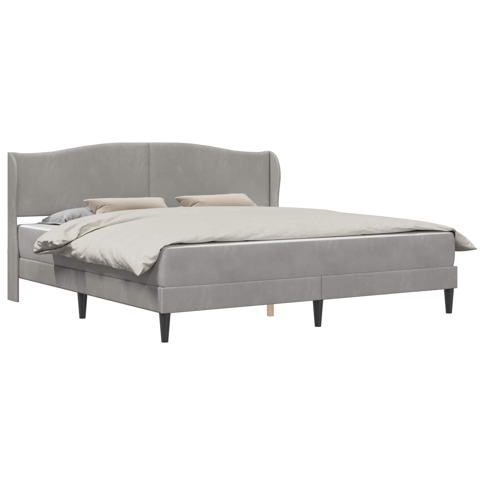 vidaXL Estructura de cama con cabecera Terciopelo Cama terciopelo moderna Multitalla