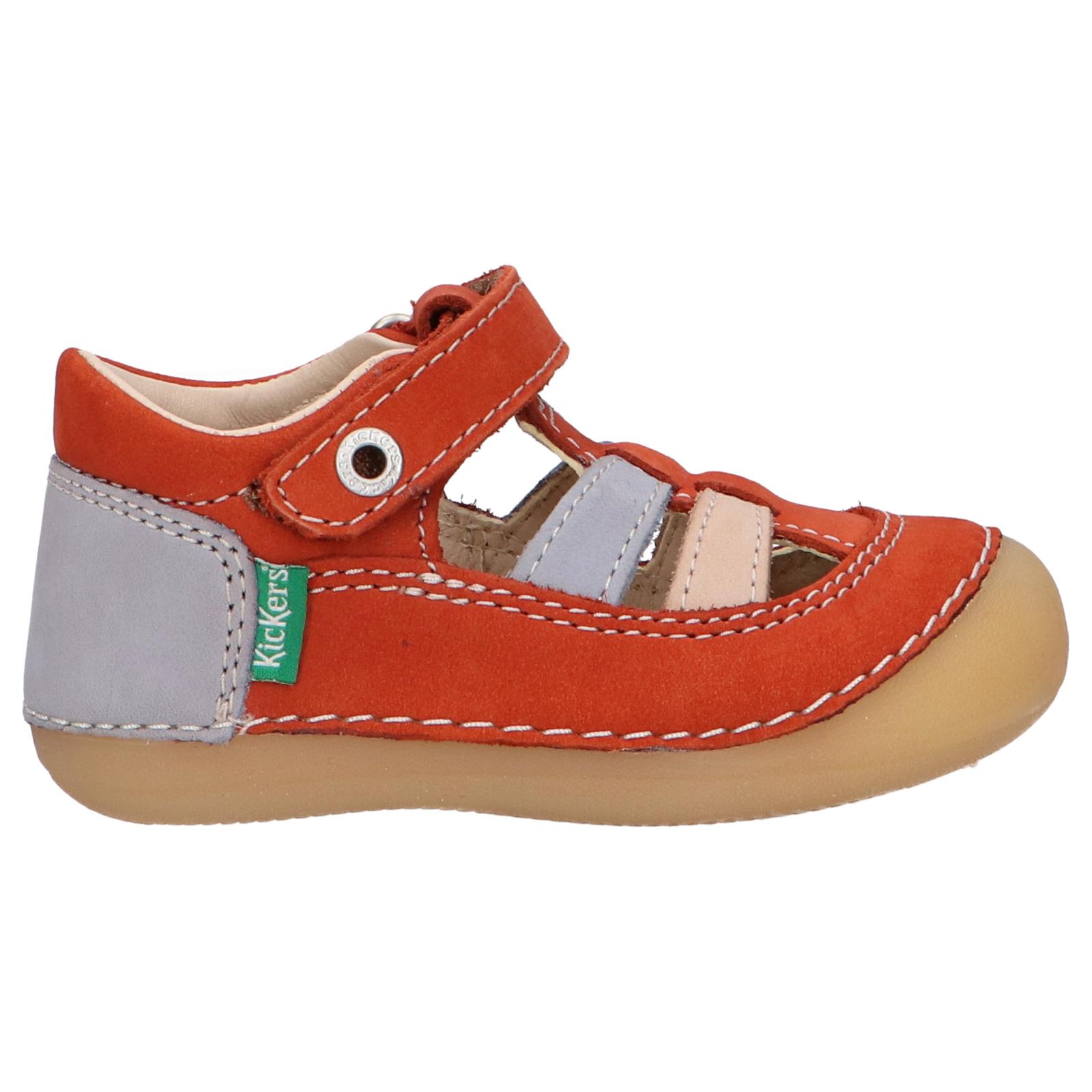 Children's Sandals KICKERS 611086-10 SUSHY 92 MARRON BLEU