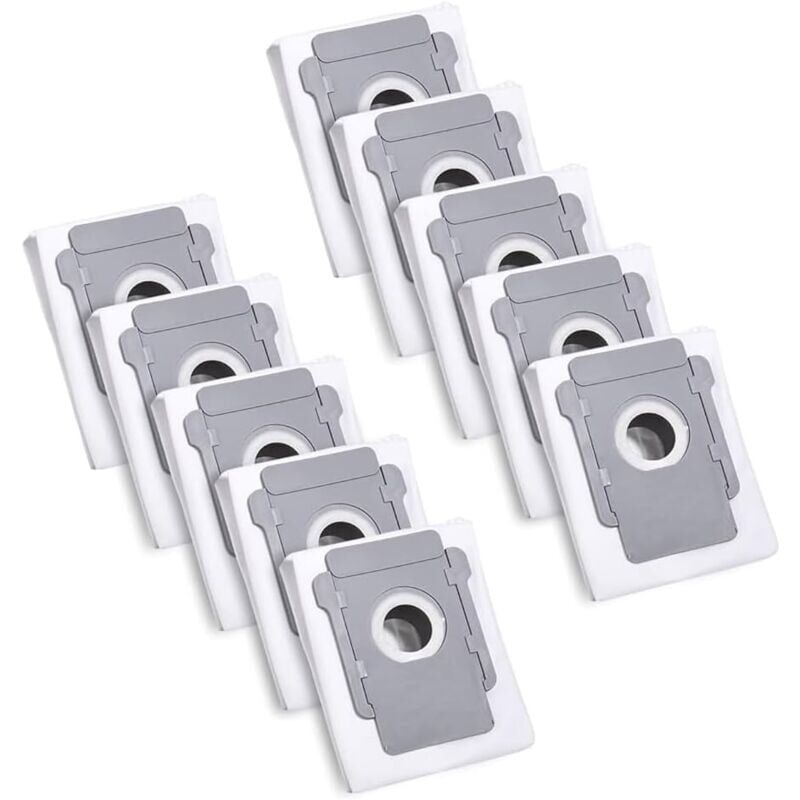 CA Paquete de 10 bolsas para aspiradora compatibles con Roomba Series I y J - Paquete de 10 bolsas para aspiradora robot j5+ j6+ j7+ j8+ j9+ i1+ i2+ i3+ i4+ i5+ i6+ i7+ i8+