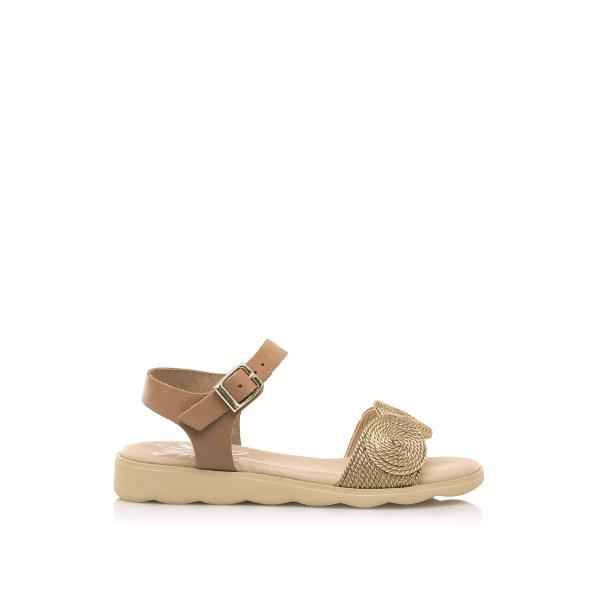 Sandalias Mustang modelo 48791 en color Metal