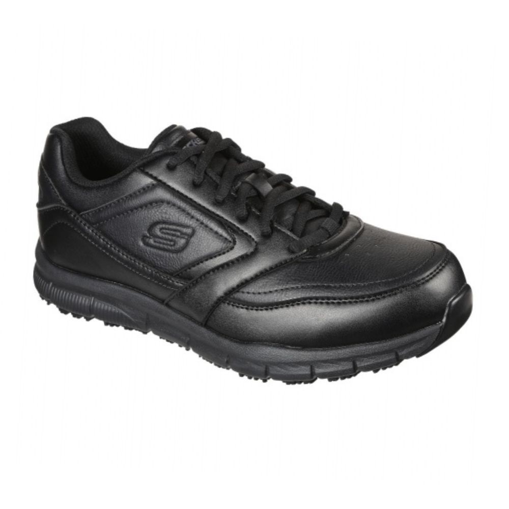 Deportivo Skechers Work Relaxed Fit: Nampa Sr Color Negro Para Hombre
