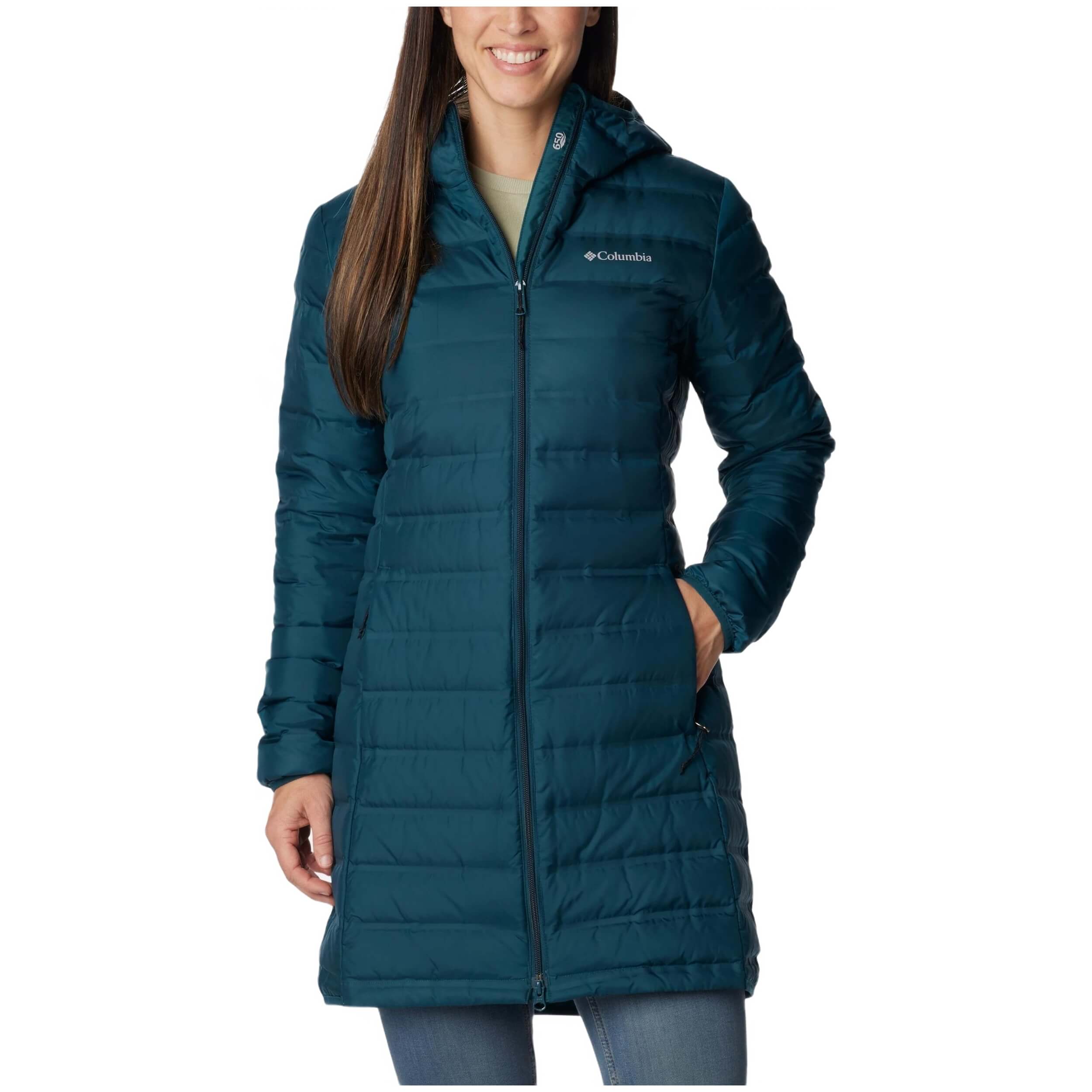 Chaquetas marca Columbia modelo 1859672-414 para mujer en color verde