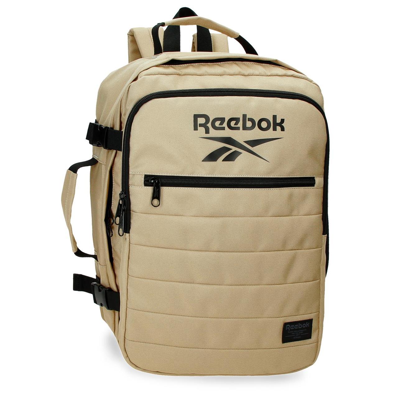Reebok - Mochila de viaje Truck de poliéster, 28 x 40 x 20 cm, con compartimentos organizados y asa para trolley