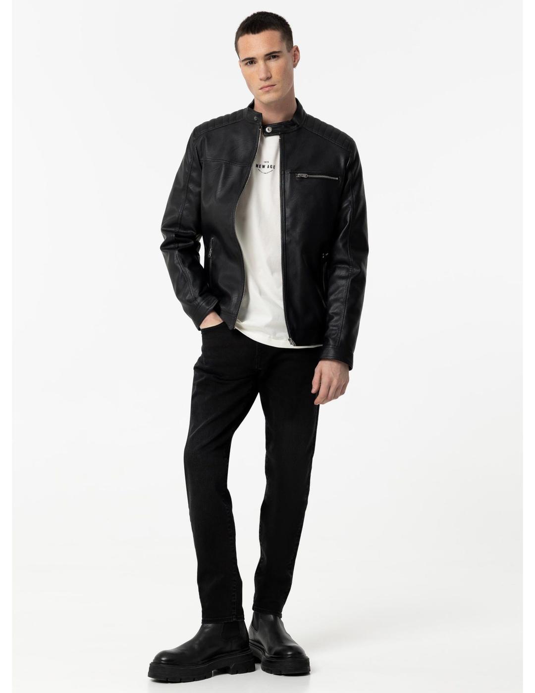 Tiffosi - Pantalón Vaquero Negro DYLAN 80 TAPERED