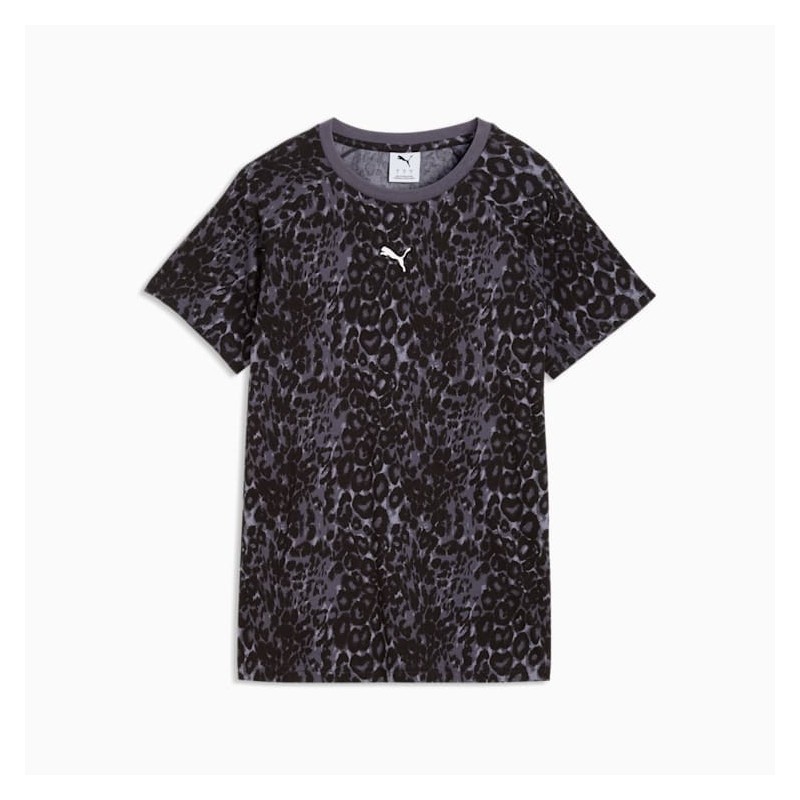 Camiseta Camuflaje Puma Graphics Animal Standard Aop Tee Para Mujer