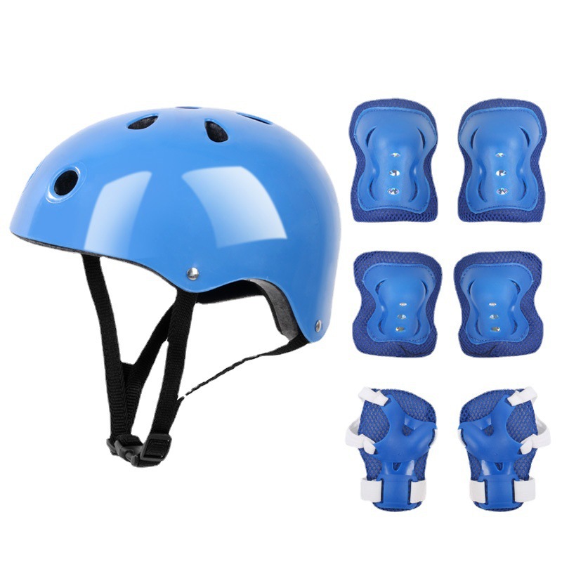 TK Niños Casco Rodilla Codo Pad Ciclismo Skate Bike Protecs
