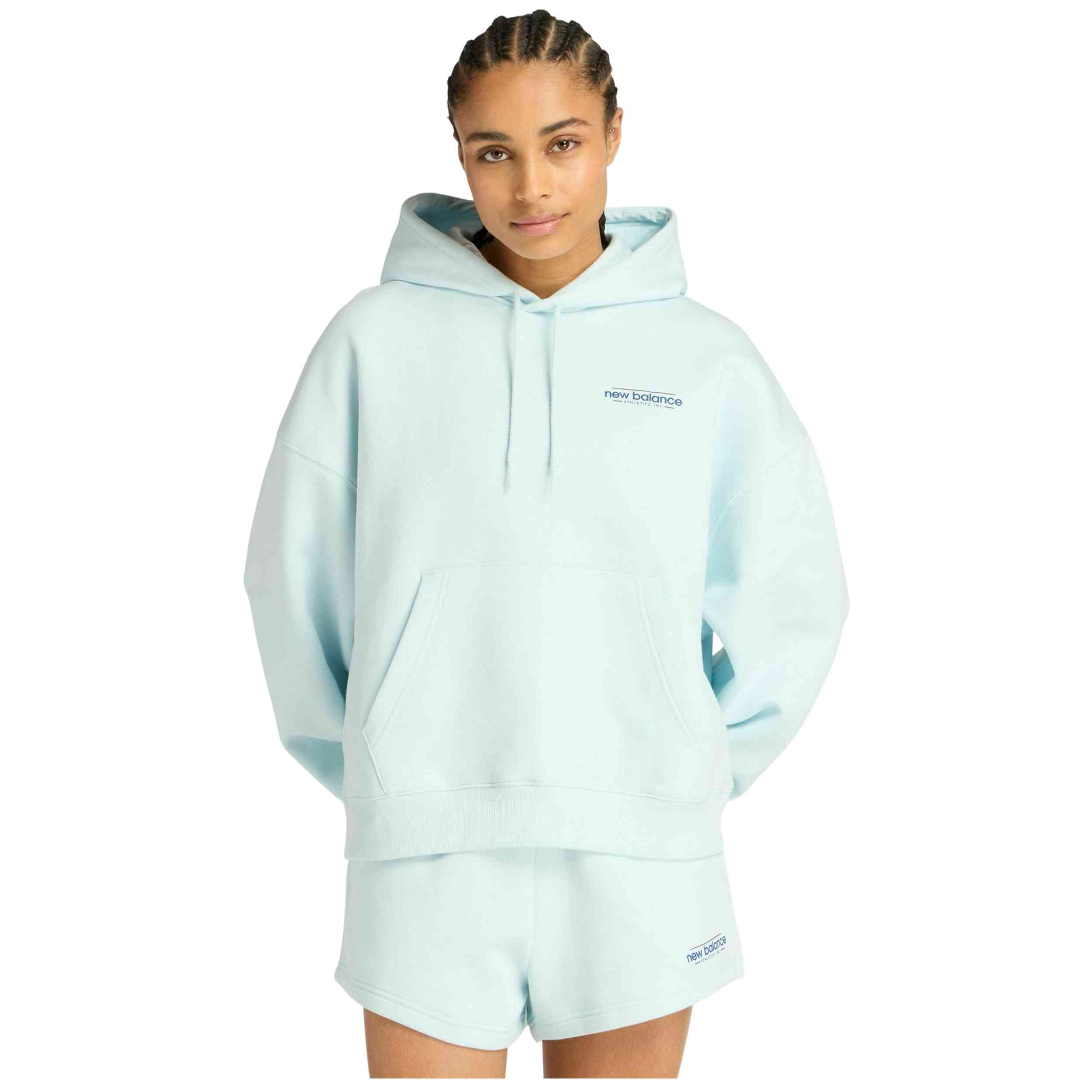 Sudadera Con Capucha New Balance modelo WT53515 para Mujer en color Azul