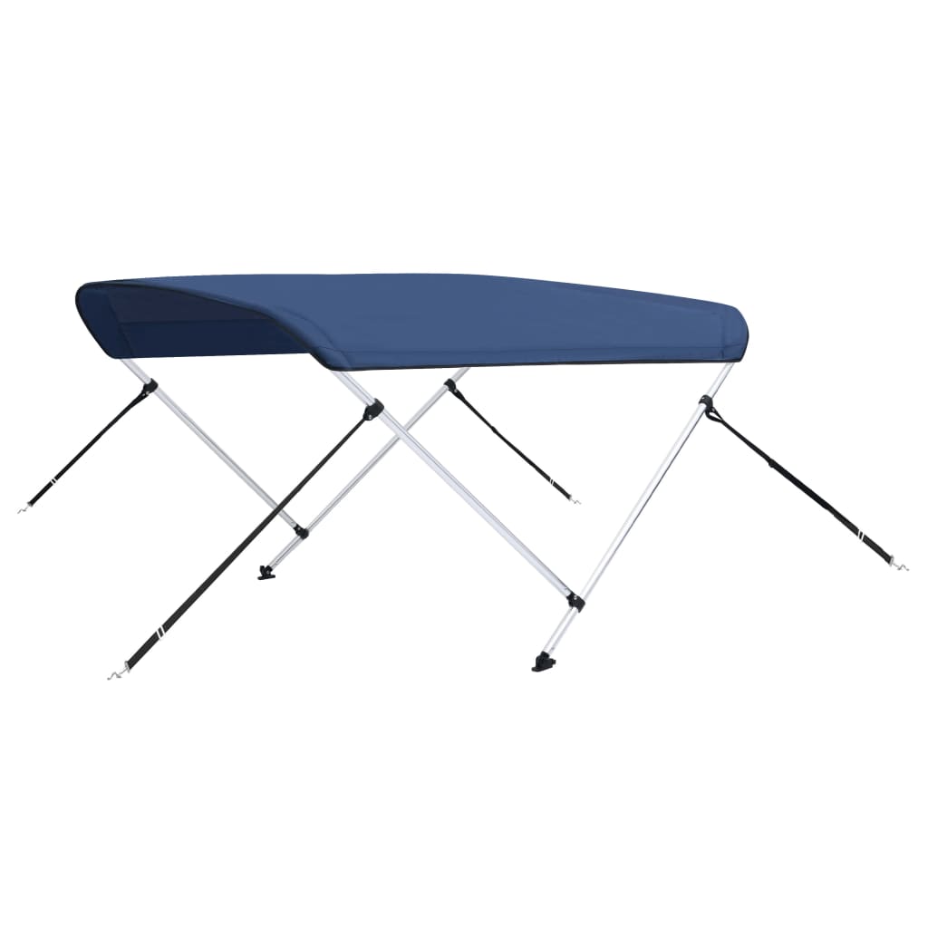 vidaXL Toldo Bimini de 2 Arcos Marino 180x150x110 cm Barco Embarcación Color Azul, Blanco, Antracita y mas