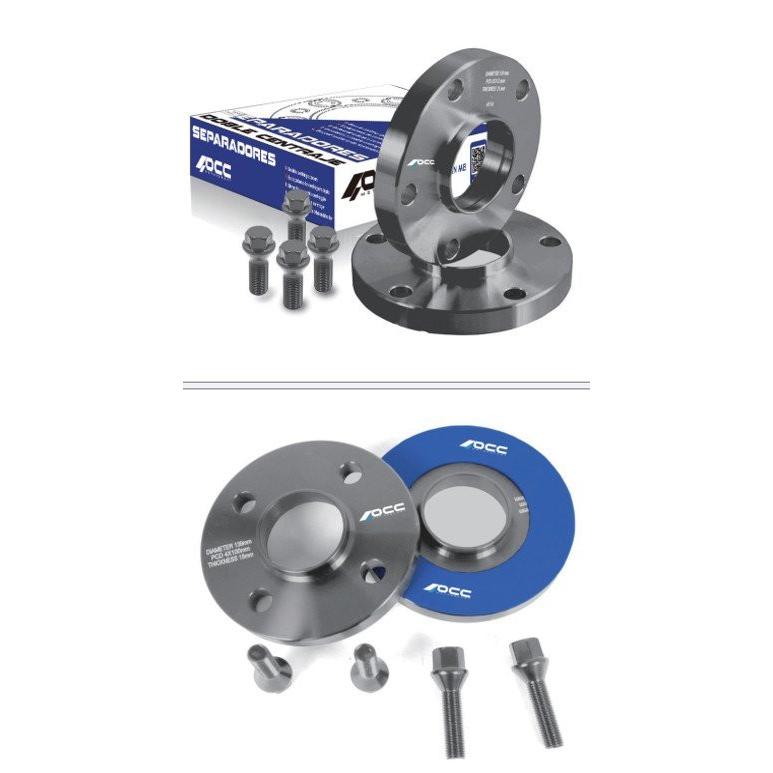 SEPARADORES OCCMOTORSPORT D.CENT. ANCHO:15MM PCD:4X100 BUJE:54,1 BUJE EXT:54,1 OD:141 TORN. M12X1,5 CONIC