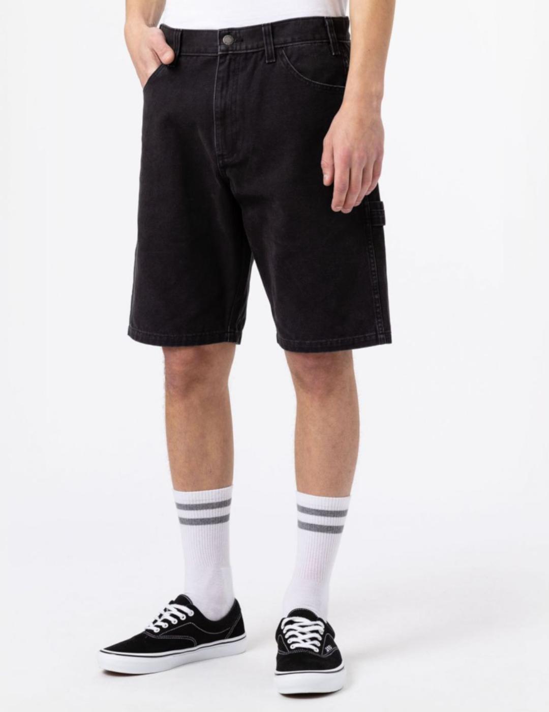 DICKIES DUCK CANVAS SHORT STONE WASHED BLACK