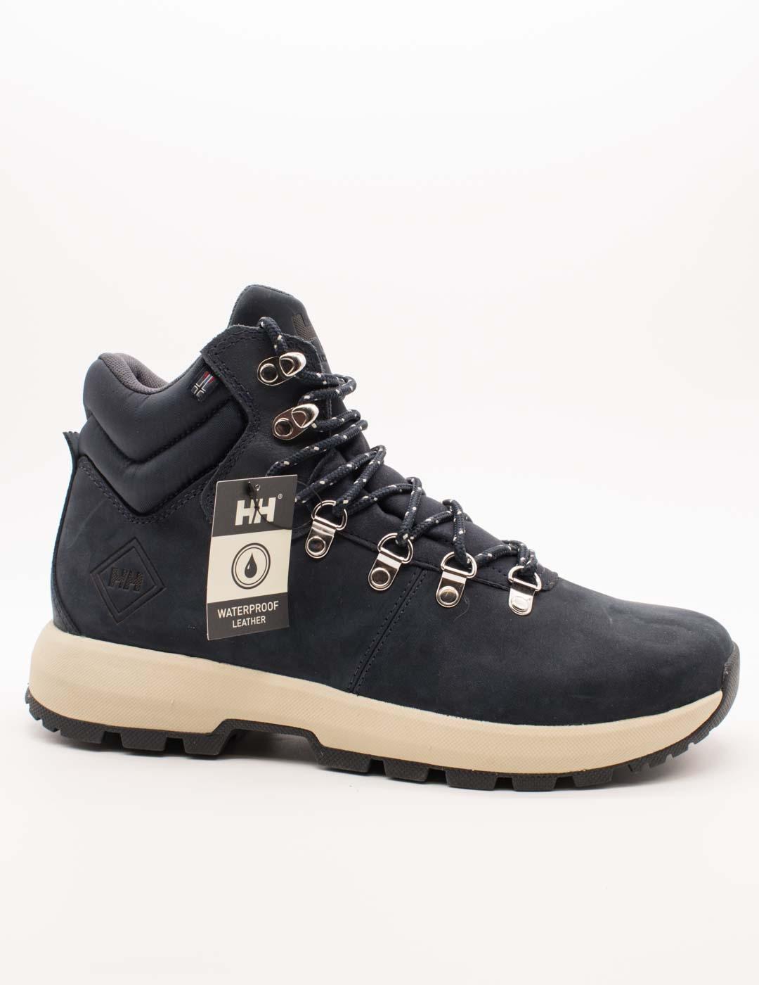 Botín Helly Hansen 11740-689 Hombre Piel Nubuk Azul Marino con Tecnología Waterproof