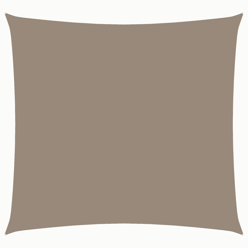 vidaXL Toldo de vela cuadrado tela Oxford 2,5x2,5 m Color Antracita, Beige, Crema