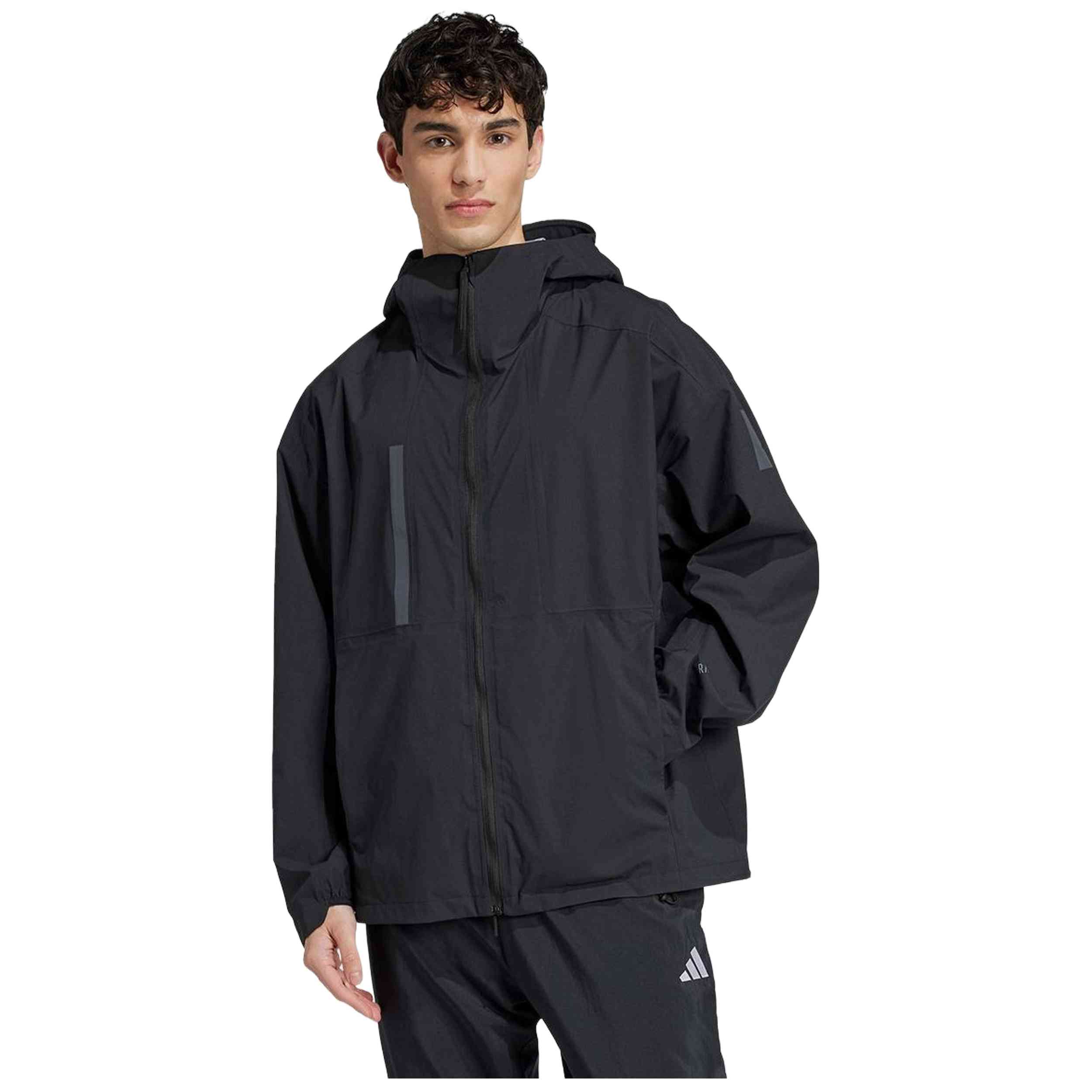 Chubasquero Adidas modelo JD6665 para Hombre en color Negro