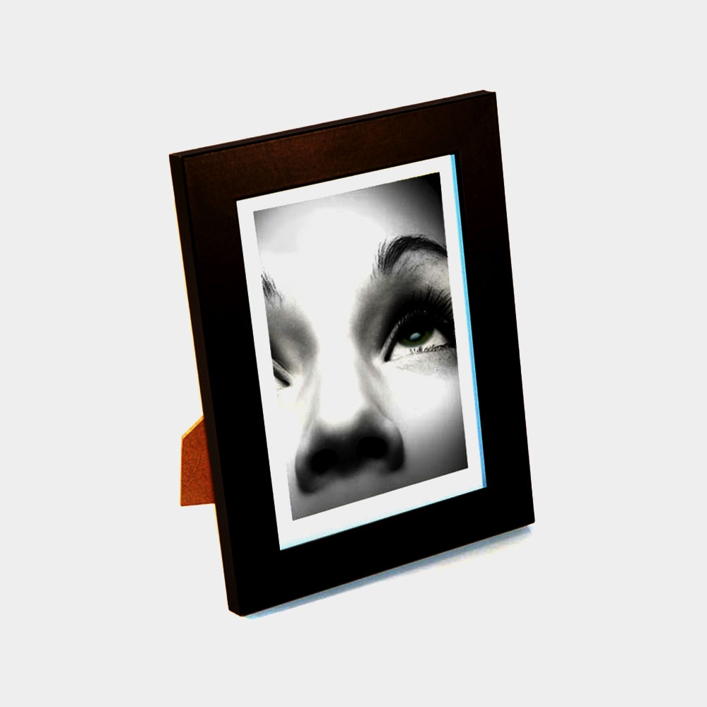 Marco de Foto PLUSHOME Mdf 10X15 13X18 15X20 18X24 20X25 21X30 24X30 30X40 Blanco Pared Mesa