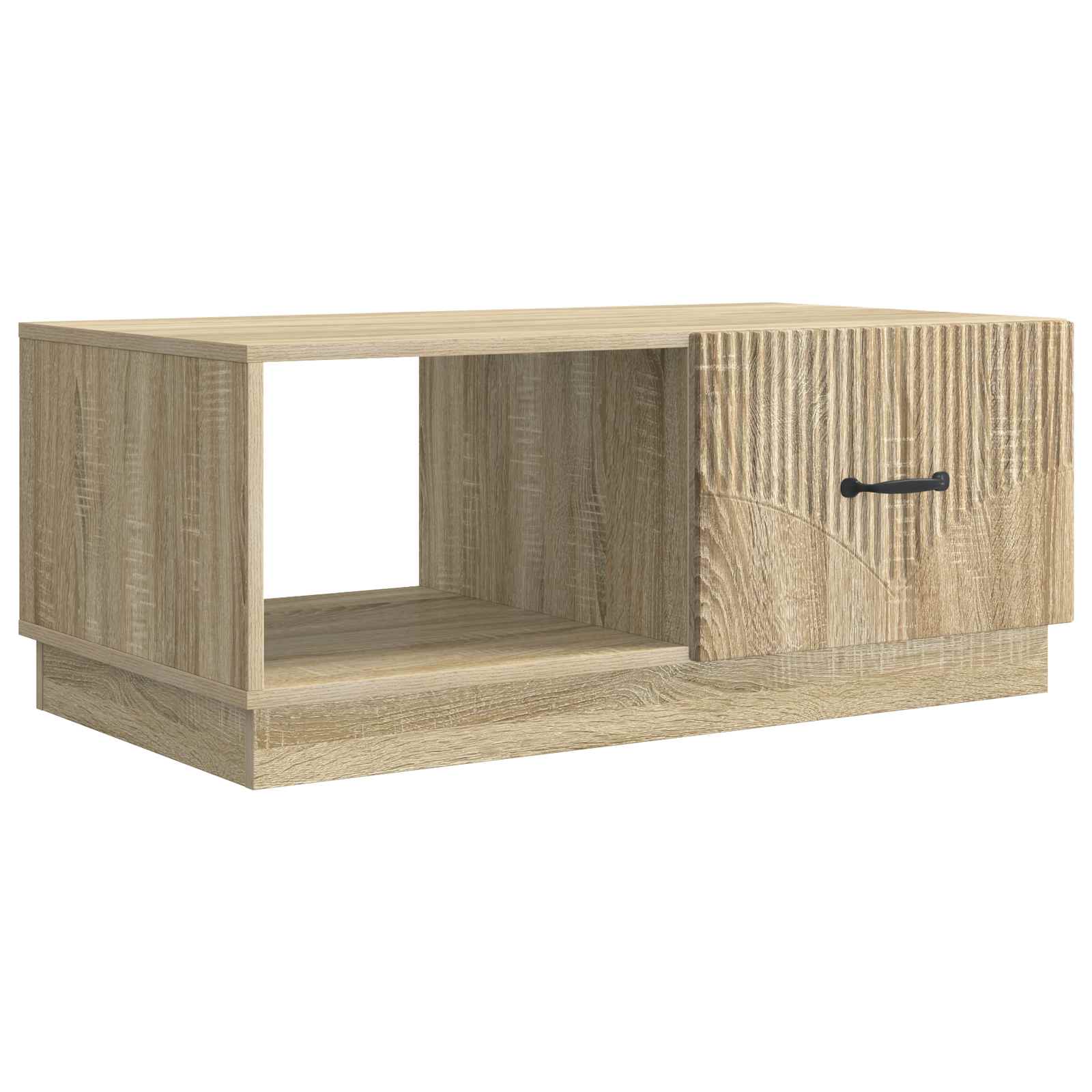 vidaXL Mesa de Café 90 x 50 x 37 cm Madera de Ingeniería Multicolor