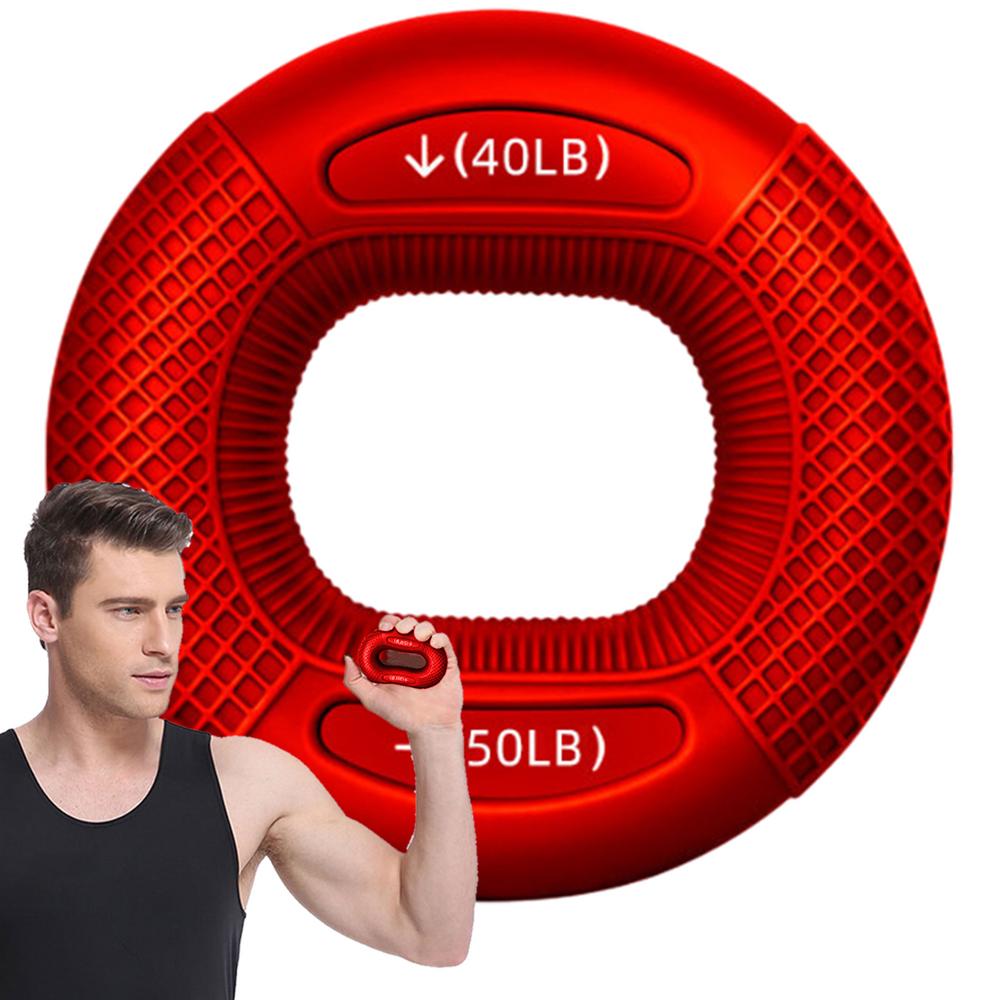 CA Silicona Dedo caliza Anillo mano músculo fortaleza Anillo muñeca Dedo entrenador ejerciore Carpiano expansor entrenamiento fitness device