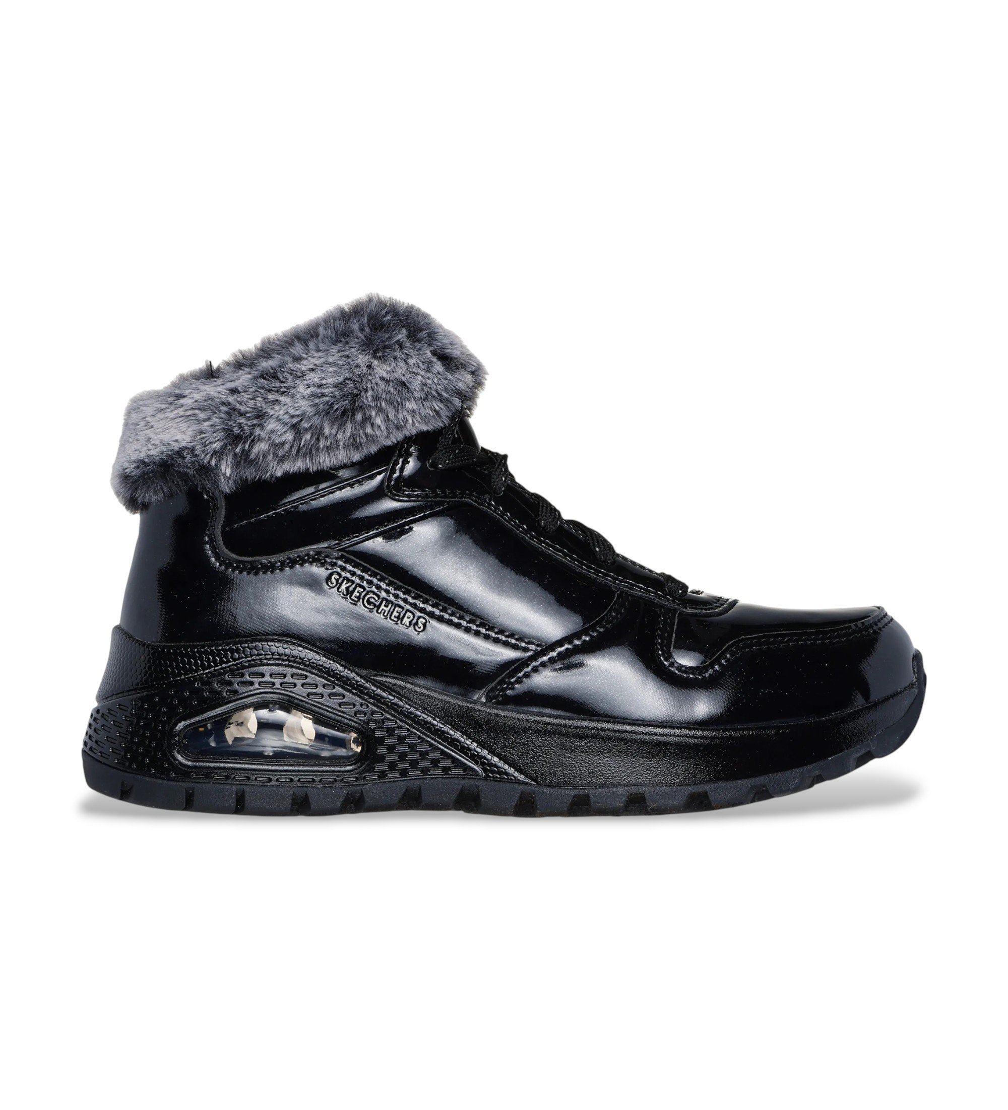 Skechers | Mujer | Botines Uno Rugged Fiesty Winter negro
