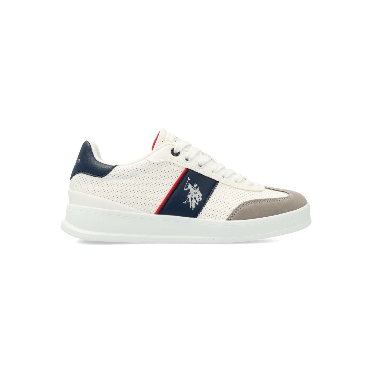 POLO - Zapatillas deportivas casual Campy para hombre, fabricadas en piel sintética con suela de goma, diseño versátil y cómodo