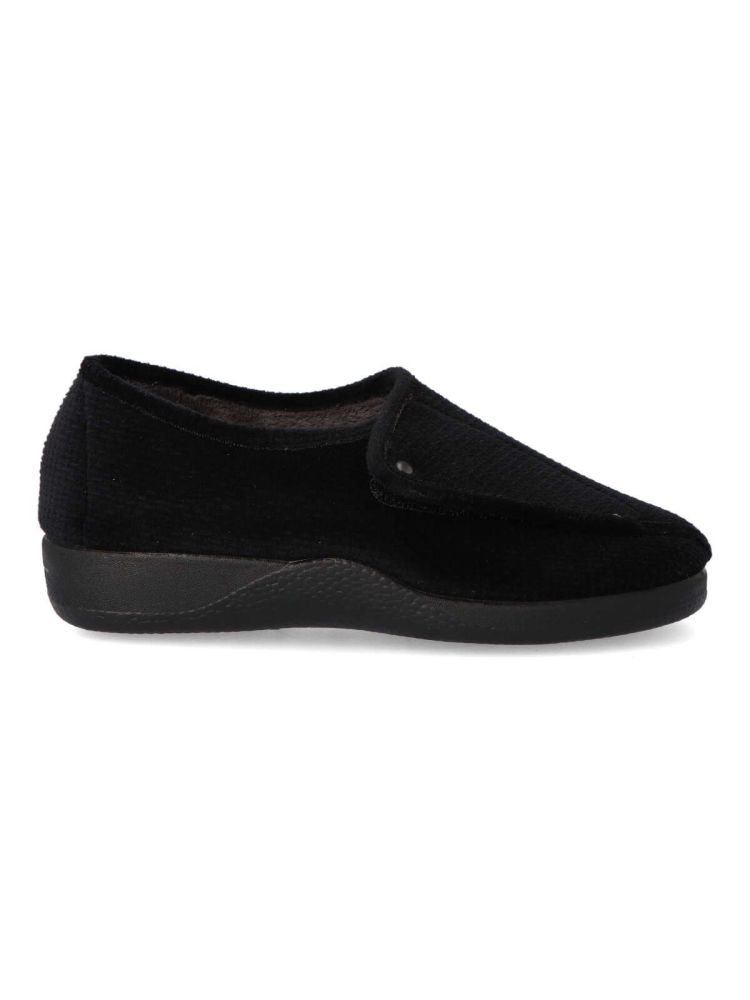 DeValverde - Zapatillas de casa cerradas para mujer VAL 1124 con cierre de velcro, antideslizantes y antibacterianas, hechas en España