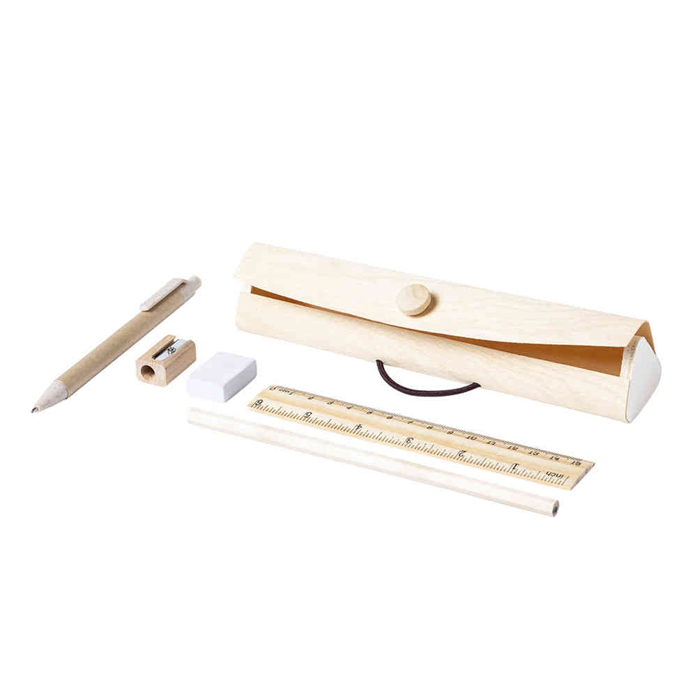 Lote de 10 Estuche fabricado en madera incluye 5 accesorios Estuches para regalos, detalles madera cartón kraft