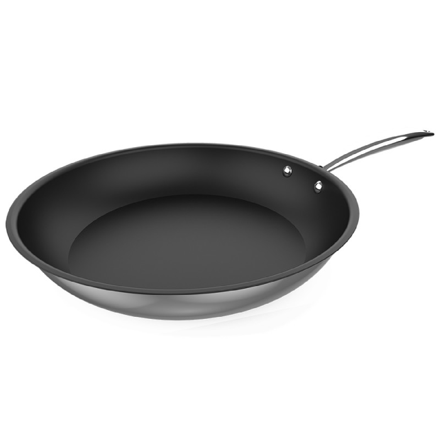 Cecotec Sartén Polka Classy 28 Bucket Steel. Diámetro 28 cm, Acero Inoxidable 18/10, Revestimiento Antiadherente