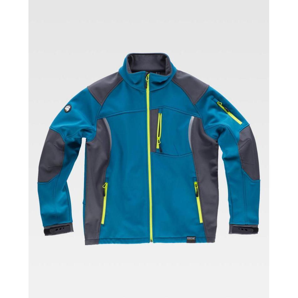 Chaqueta Polar Impermeable Workshell Combinada