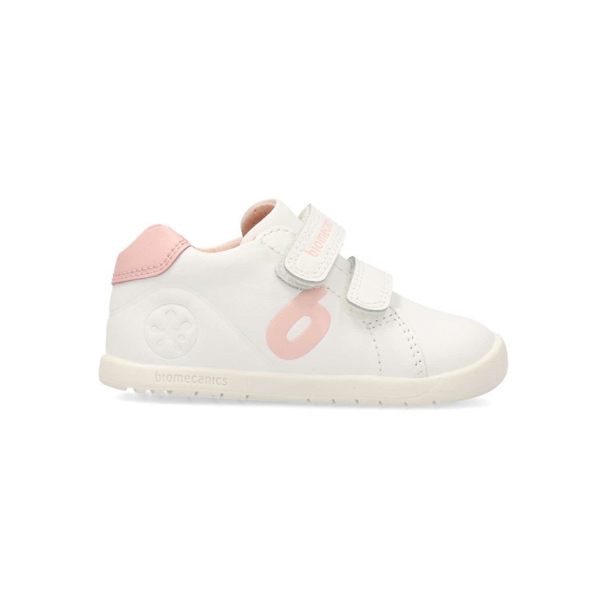 Biomecanics - Zapatillas deportivas casual niña BIOMECANICS con puntera reforzada, plantilla acolchada extraíble y estabilizador Biogateo Foam para primeros pasos cómodos y estables