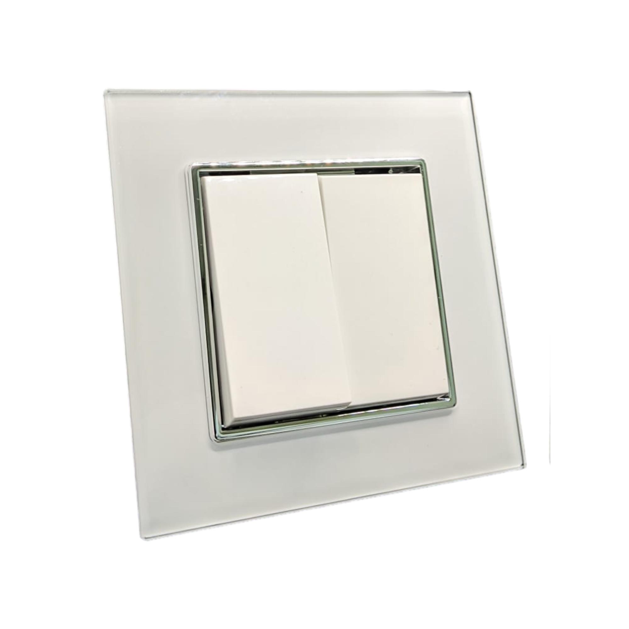 Interruptores Conmutadores Jandei - Enchufes SAT+TV y Dimmers - Montaje en Superficie - Policarbonato o Cristal Templado