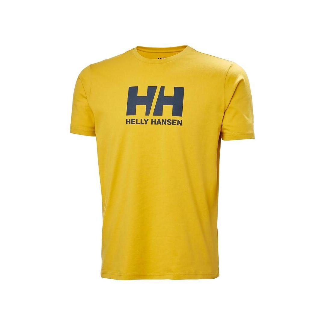 Camiseta Hombre Helly Hansen Logo Amarillo