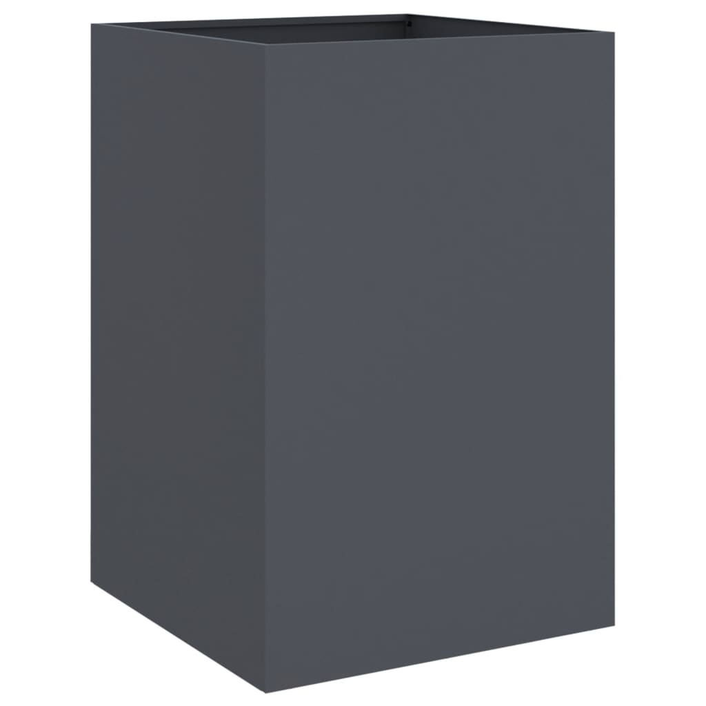 vidaXL Jardinera de acero corten 52x48x75 cm Color rusty, Negro, Blanco y mas