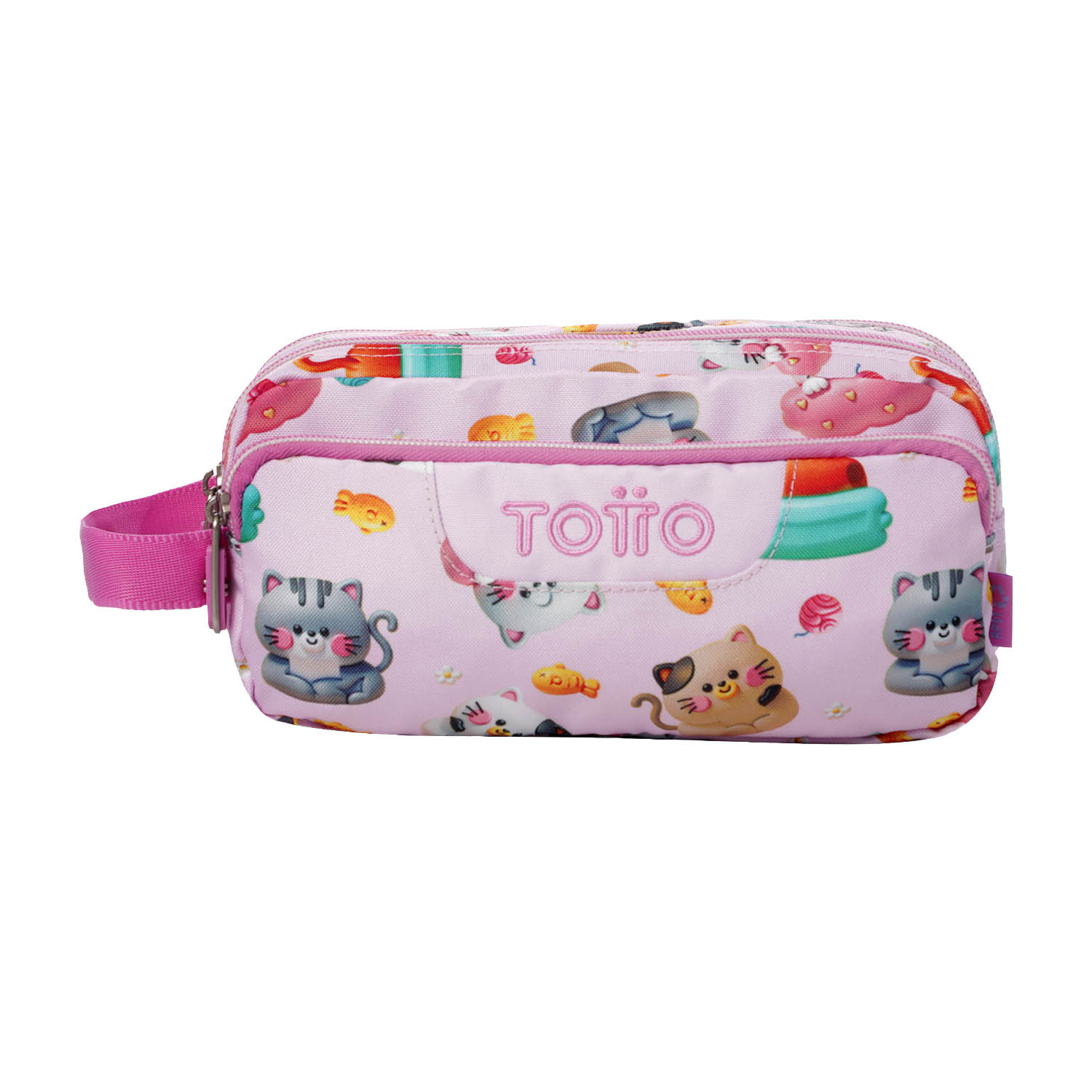 Totto Estuche escolar Agapec Material: Poliéster reciclado 23 x 11.5 x 10.5 cm