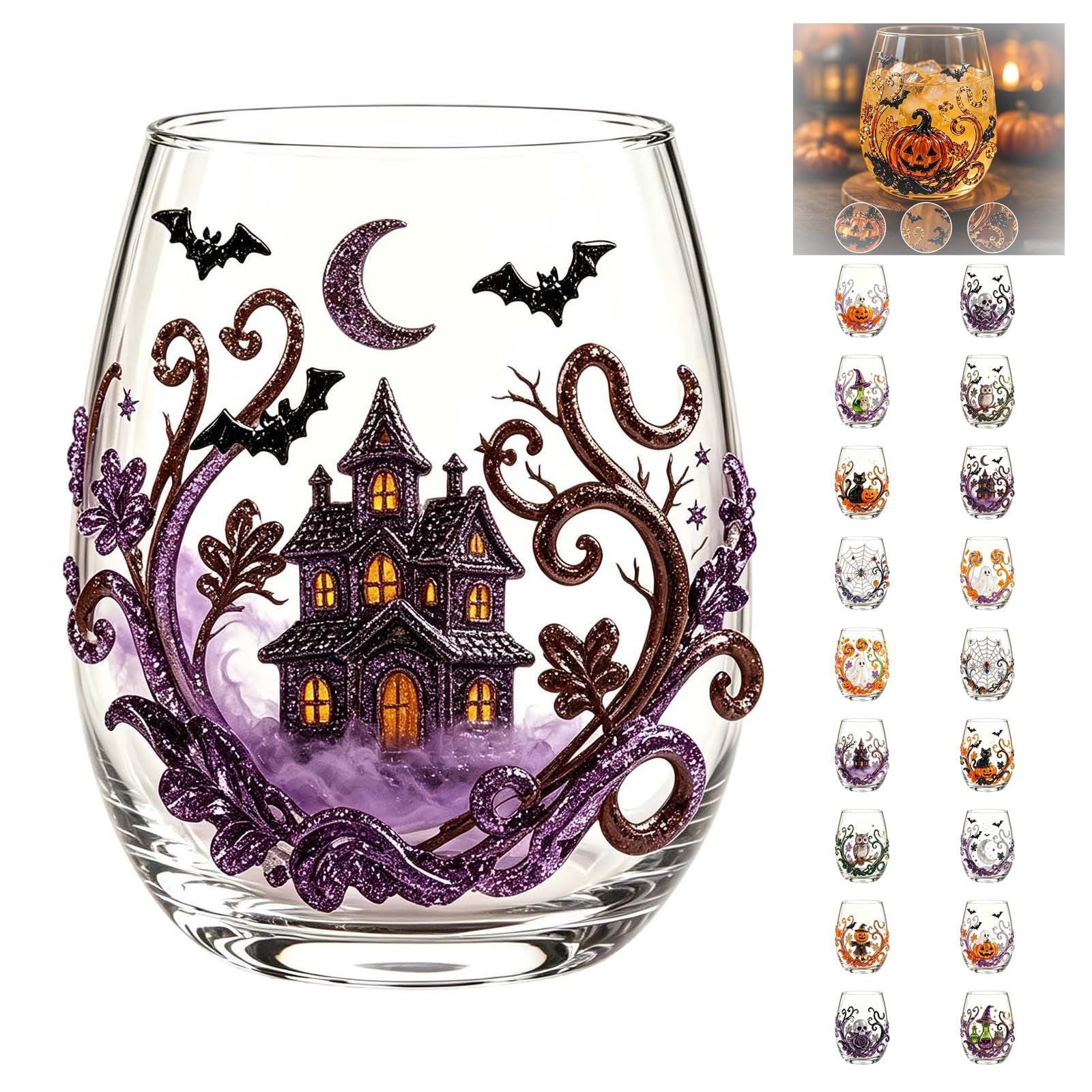 Nuevo vaso de vidrio, vaso artístico de vidrio con forma de ramo de flores, vaso de whisky
