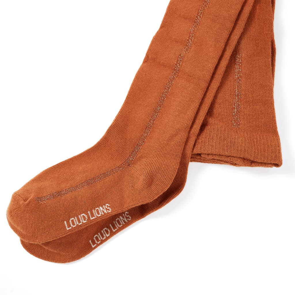 vidaXL Pantis para niños color coñac 116