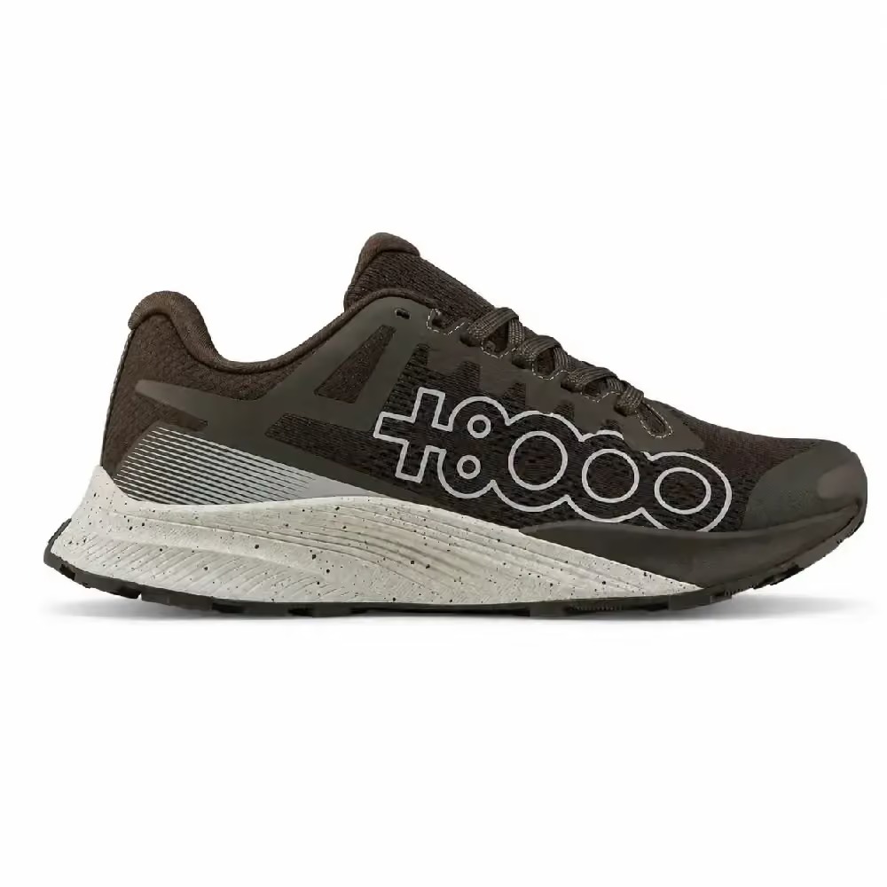 Tigor - Zapatillas +8000 Kaki Caballero de exterior con diseño en gris claro, estabilidad y ajuste perfecto para caminar y entrenar