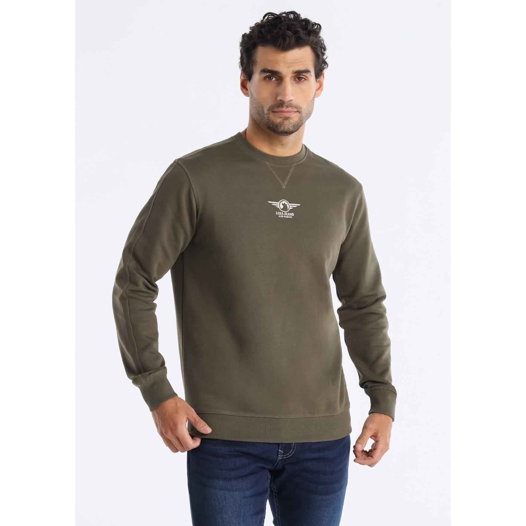 LOIS JEANS - Sudadera sin capucha cuello caja grafica 62 en la espalda
