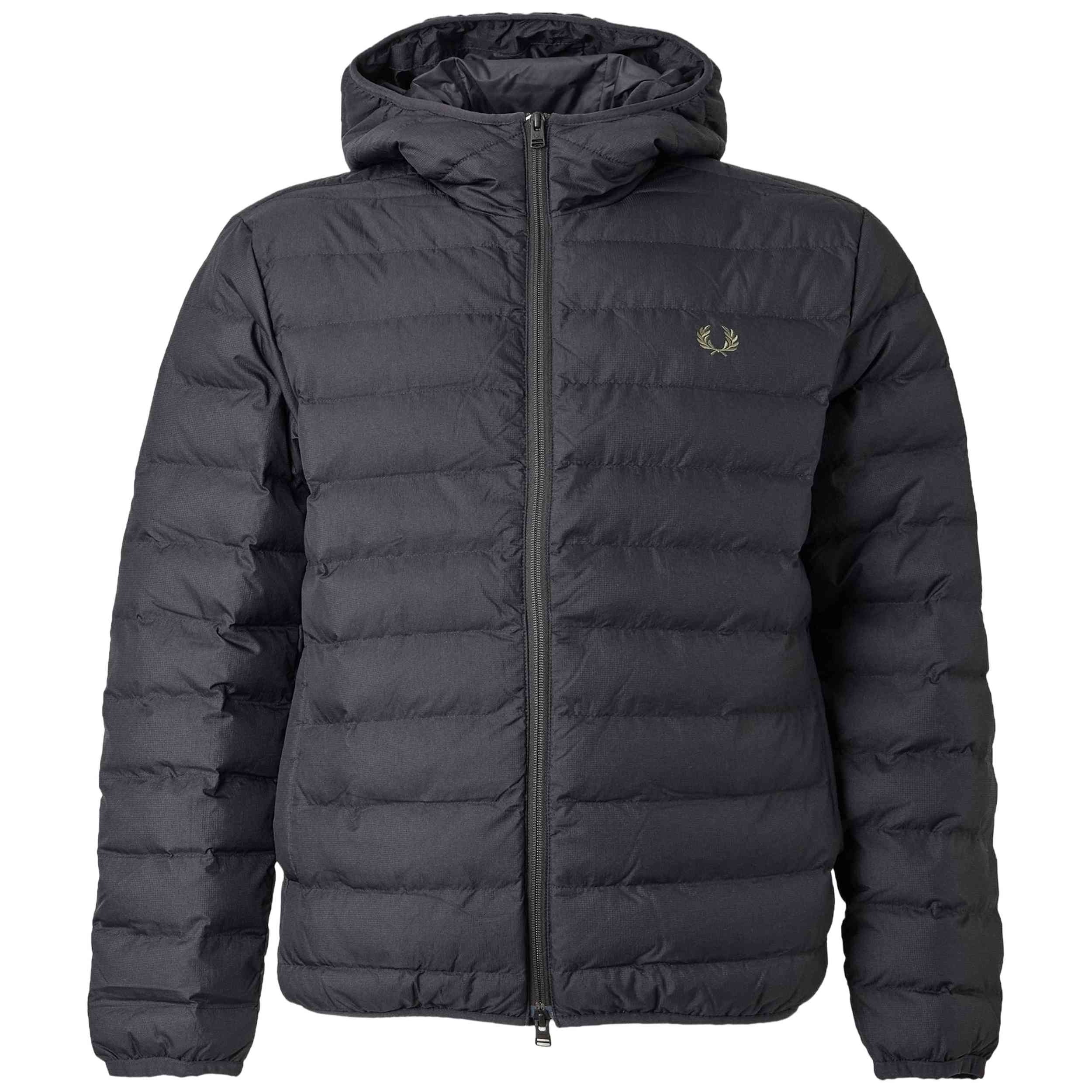 Fred Perry Abrigo modelo HOODED INSULATE JACKET en color Negro