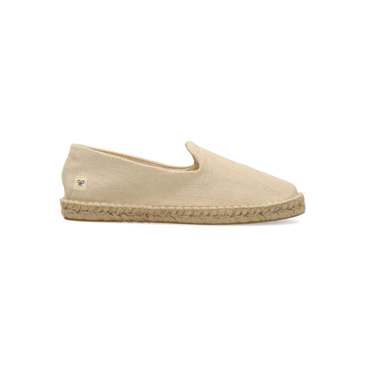 Silbon - Alpargata clásica SILBON en 100% algodón con suela de yute natural y piso de goma, cómoda y fresca para hombre este verano