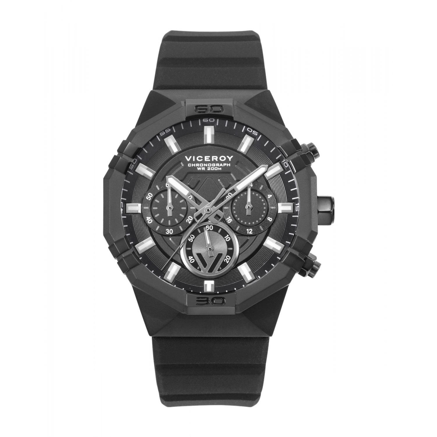 Reloj Viceroy Neo 45017-55 acero y silicona negro