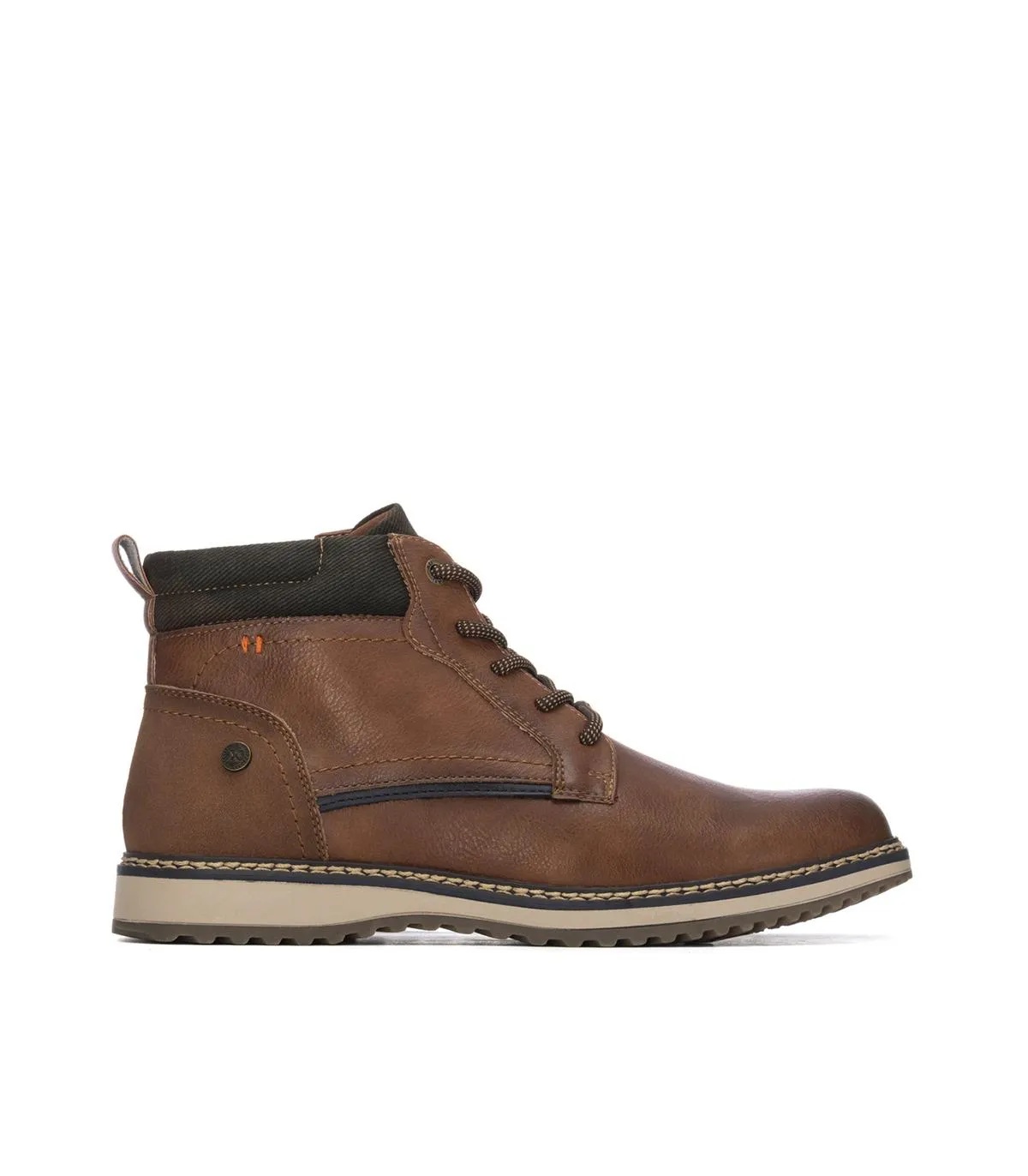 Botines Xti 146714 camel con cordones para hombre603550035