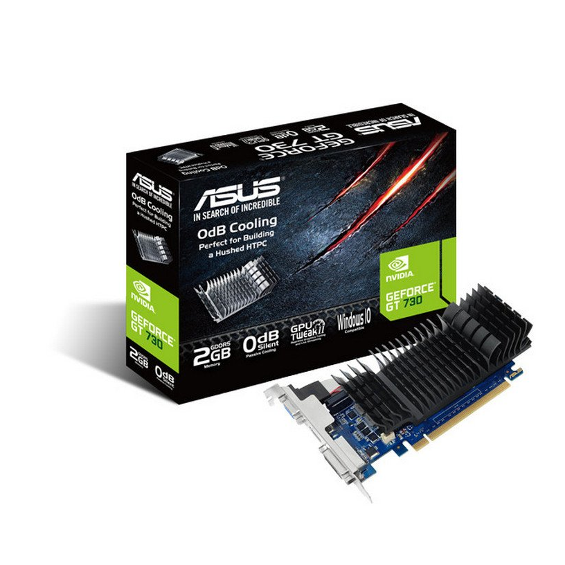 Tarjeta Gráfica Asus Geforce GT 730 para Juegos y Multimedia