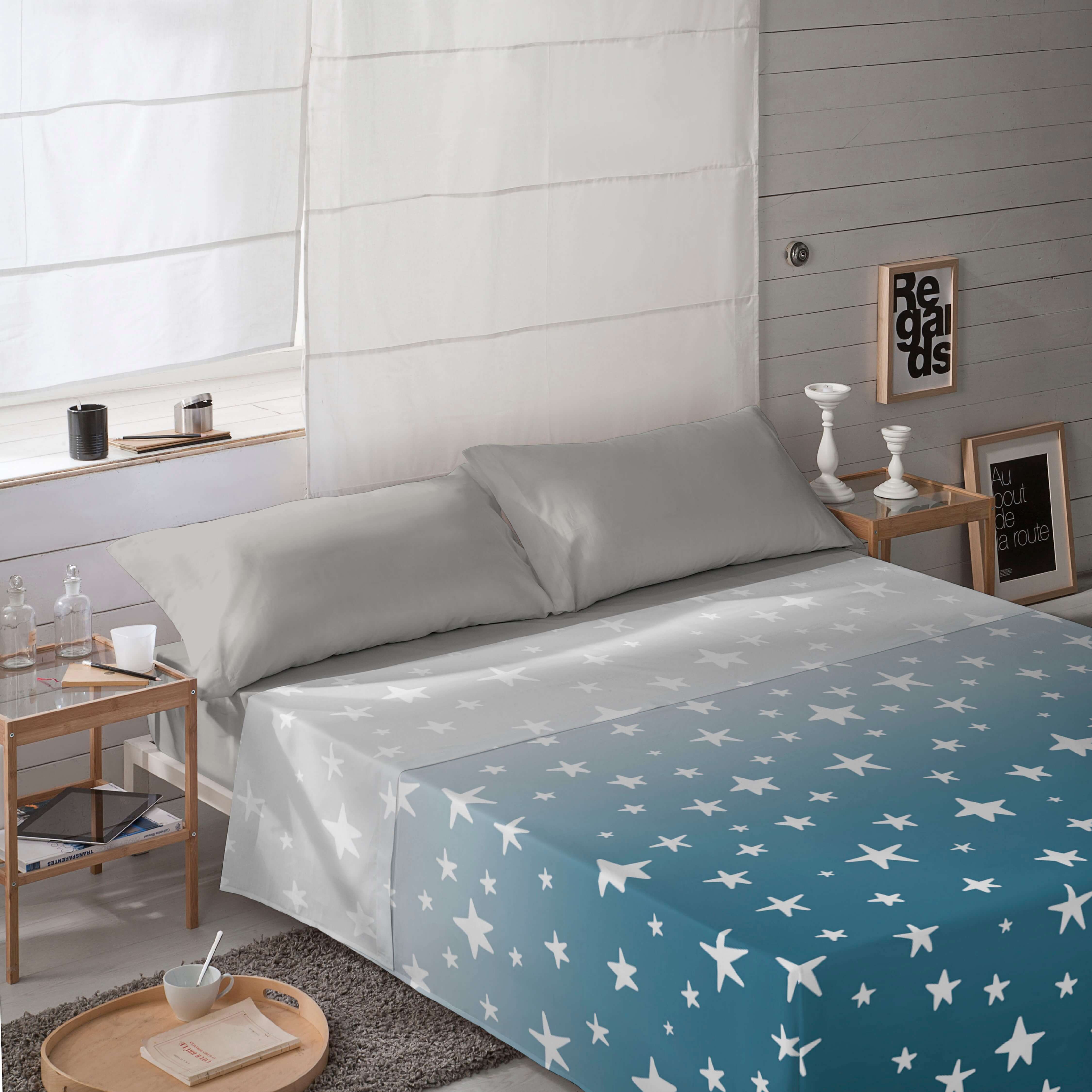 ICEHOME - Juego de Sábanas Estampadas 100% Algodón Extrasuave - Incluye 1 o 2 Fundas de Almohada - Cama 90/135/150/180 - Fabricado en España