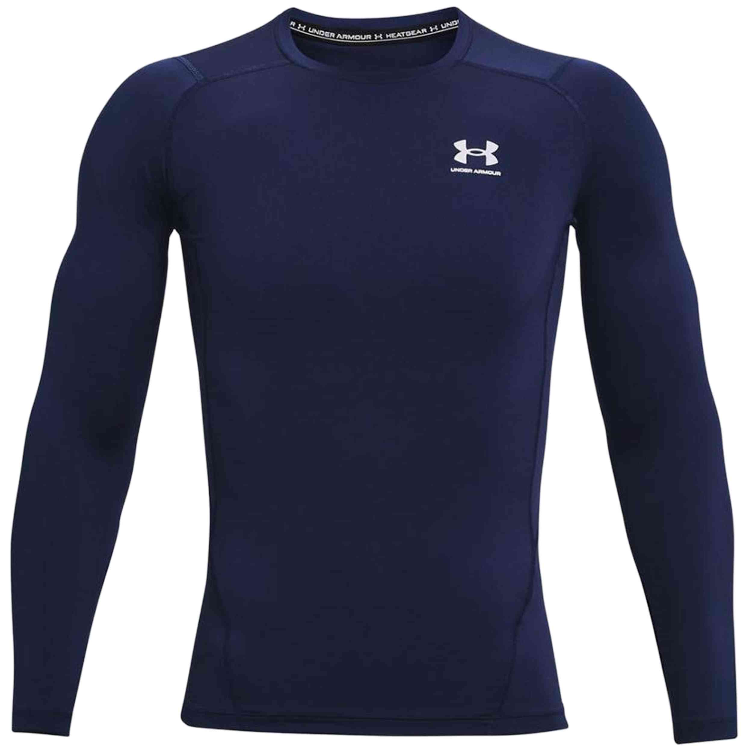 Camiseta De Manga Larga Under Armour modelo HeatGear Armour "Midnight Navy" para Hombre en color Azul