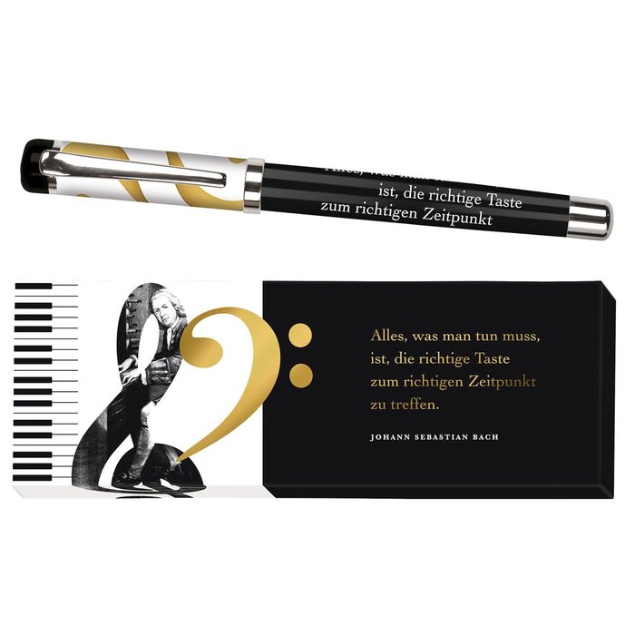 MOSES BOLIGRAFO ROLLER MODELO JOHANN SEBASTIAN BACH LIBRI_X 6x17x2 Cms.