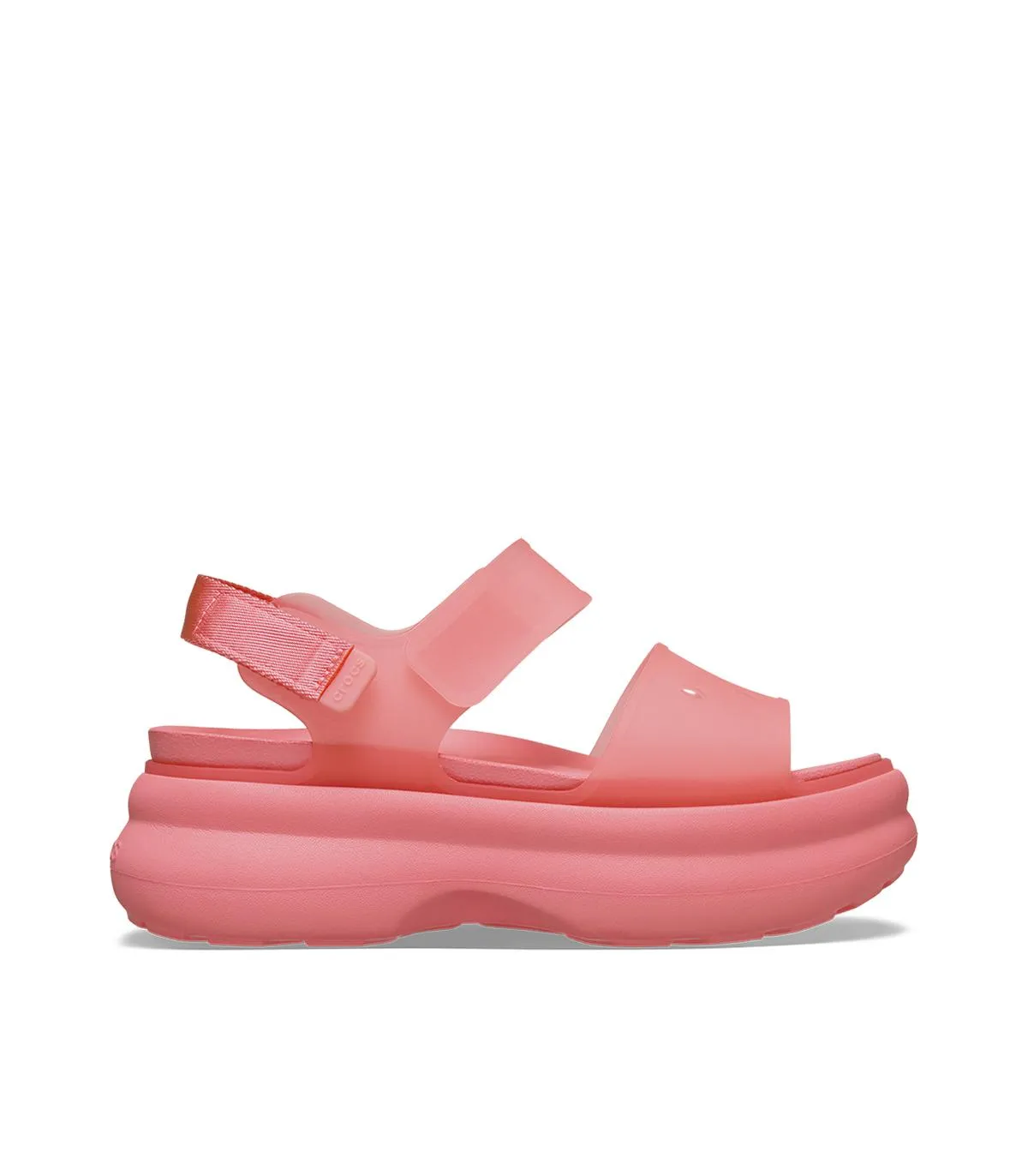 Sandalia plataforma Crocs 212651 coral  mujer594220049