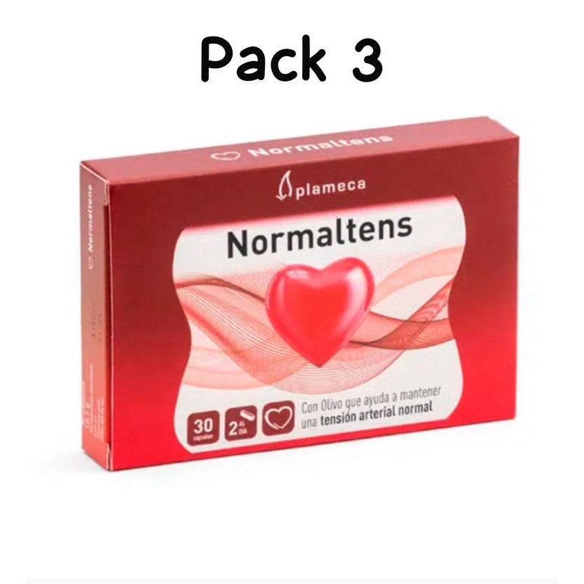 Pack 3 Plameca normaltens 30 cápsulas. Ayuda a mantener tu tensión arterial